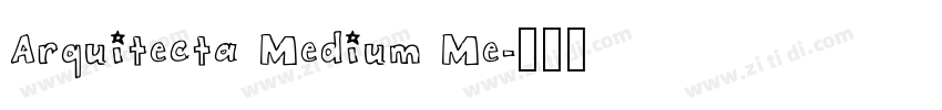 Arquitecta Medium Me字体转换